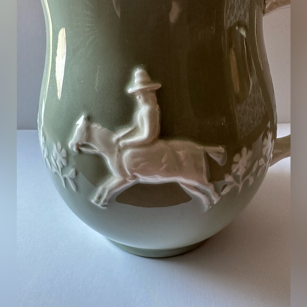 Vintage Spode Fortuna Sage Pitcher - Picture 5 of 9